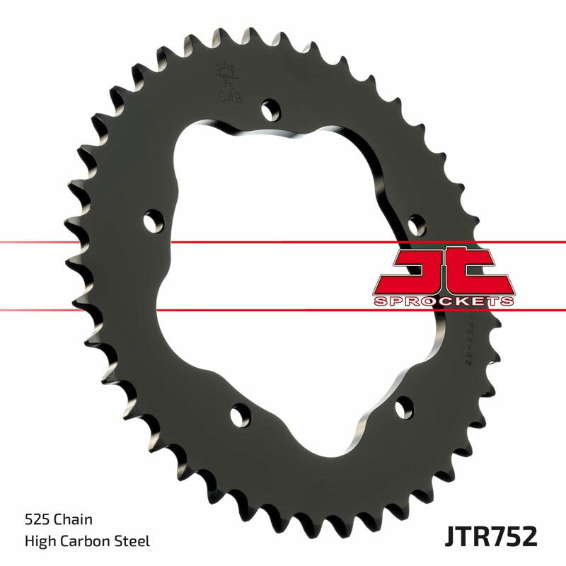 JT SPROCKETS Aluminium Rear Sprocket 752 - 525 - 1075106002