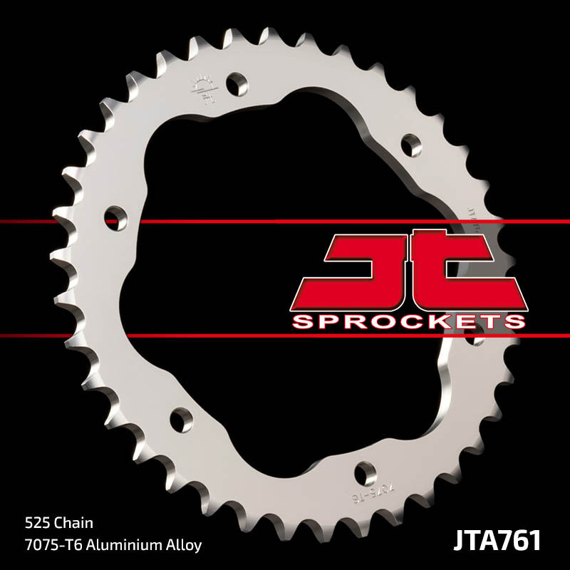 JT SPROCKETS Aluminium Rear Sprocket 761 - 525 - 1075107001