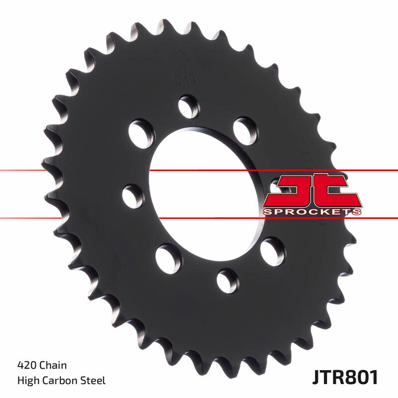 JT SPROCKETS Steel Standard Rear Sprocket 801 - 420 - 1075115001