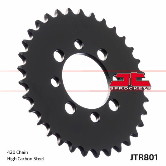 JT SPROCKETS Steel Standard Rear Sprocket 801 - 420 - 1075115001