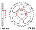 JT SPROCKETS Steel Standard Rear Sprocket 810 - 428 - 1075122005