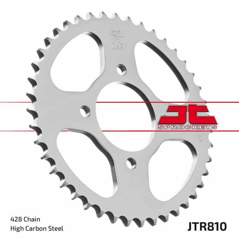 JT SPROCKETS Steel Standard Rear Sprocket 810 - 428 - 1075122005