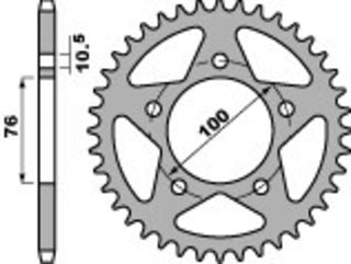 PBR Racing Aluminium Ultra-Light Hard Anodized Rear Sprocket 1031 - 520 - 1075232017