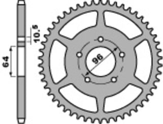 PBR Steel Standard Rear Sprocket 254 - 520 - 1075250002