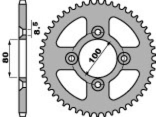 PBR Stahl Standard Kettenrad 4351 - 428 - 1075286001