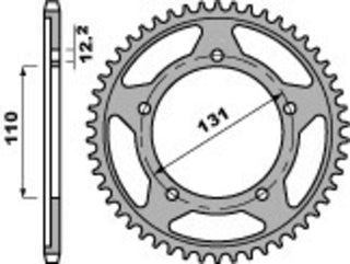 PBR Racing Aluminium Ultra-Light Kettenrad 4585 - 525 - 1075361001