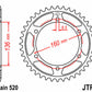 JT SPROCKETS Steel Standard Rear Sprocket 5 - 520 - 1075516004
