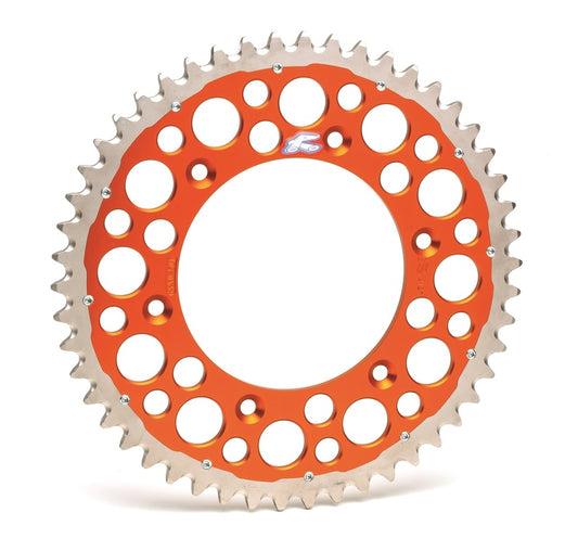 RENTHAL Twinring Aluminium Ultra-Light Self-Cleaning Hard Anodized Rear Sprocket HA - 520 - 1075635003