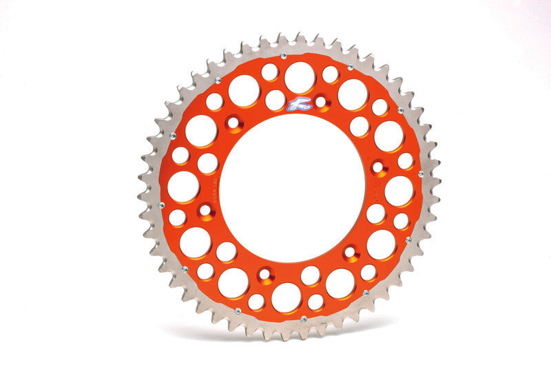 RENTHAL Twinring Aluminium Ultra-Light Self-Cleaning Hard Anodized Rear Sprocket HA - 520 - 1075635004