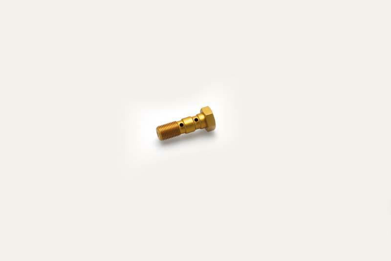 DOUBLE SCREW M10X 1.00 GOLD