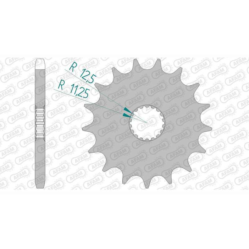 AFAM Steel Standard Front Sprocket 88900 - 525 - 1077152002
