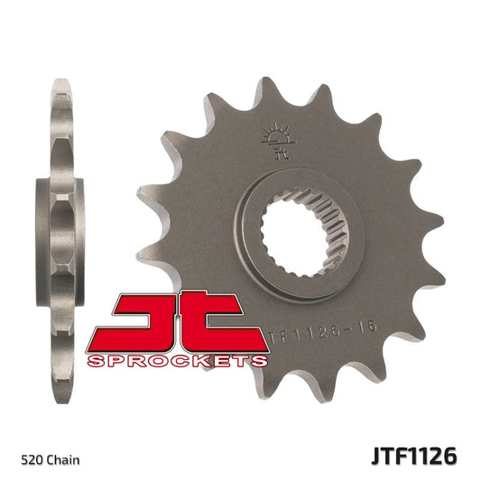 JT SPROCKETS Steel Standard Front Sprocket 1126 - 520