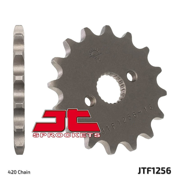 JT SPROCKETS Stahl Standard Kettenrad vorn 1256 - 420 - 1077213003 