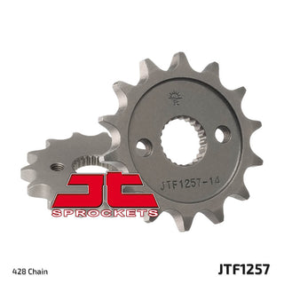 JT SPROCKETS Stahl Standard-Vorderkettenrad 1257 - 428 