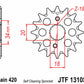 JT SPROCKETS Steel Self-Cleaning Front Sprocket 1310 - 420