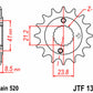 JT SPROCKETS Steel Standard Front Sprocket 1322 - 520 - 1077227002