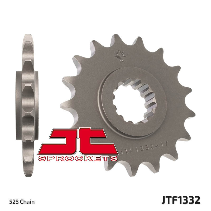 JT SPROCKETS Steel Standard Front Sprocket 1332 - 525 - 1077233004