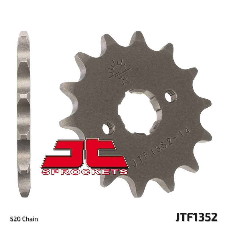 JT SPROCKETS Steel Standard Front Sprocket 1352 - 520 - 1077236001