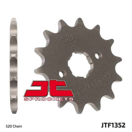 JT SPROCKETS Steel Standard Front Sprocket 1352 - 520 - 1077236003