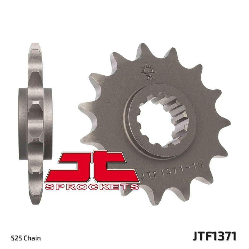 JT SPROCKETS Steel Standard Front Sprocket 1371 - 525 - 1077238002