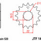JT SPROCKETS Steel Standard Front Sprocket 1439 - 520