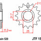 JT SPROCKETS Steel Standard Front Sprocket 1581 - 520 - 1077286002