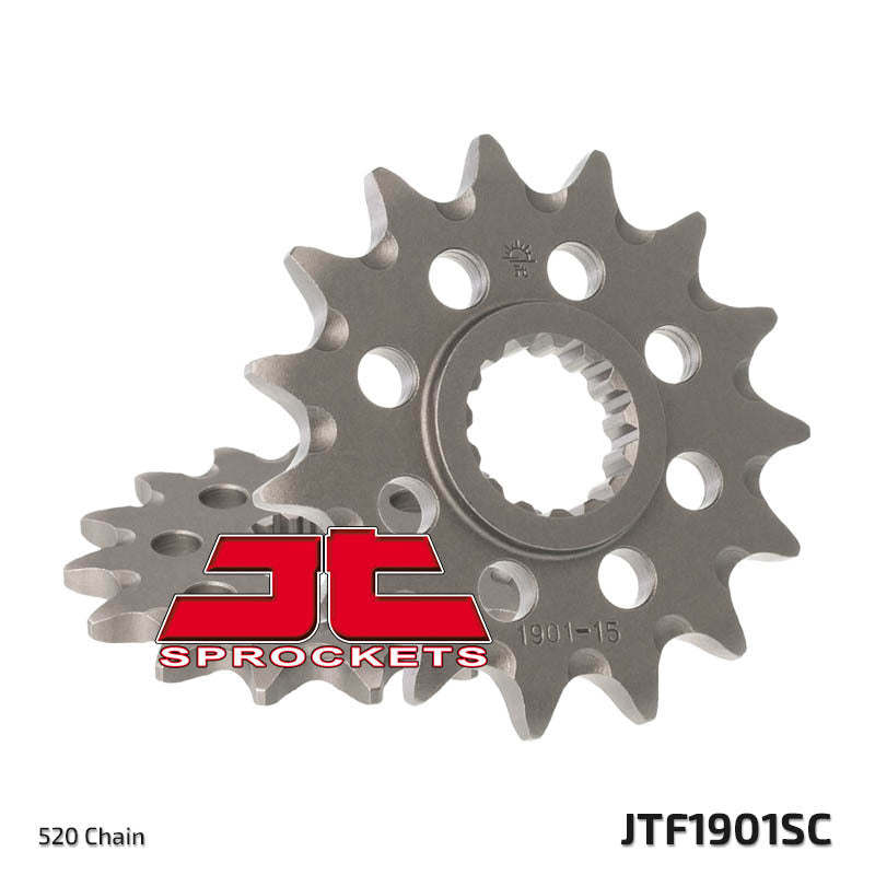 JT SPROCKETS Steel Self-Cleaning Front Sprocket 1901 - 520 - 1077297002