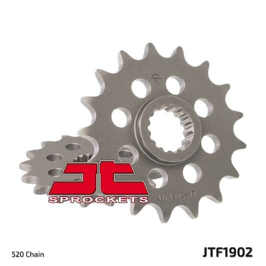 JT SPROCKETS Steel Standard Front Sprocket 1902 - 520 - 1077298004
