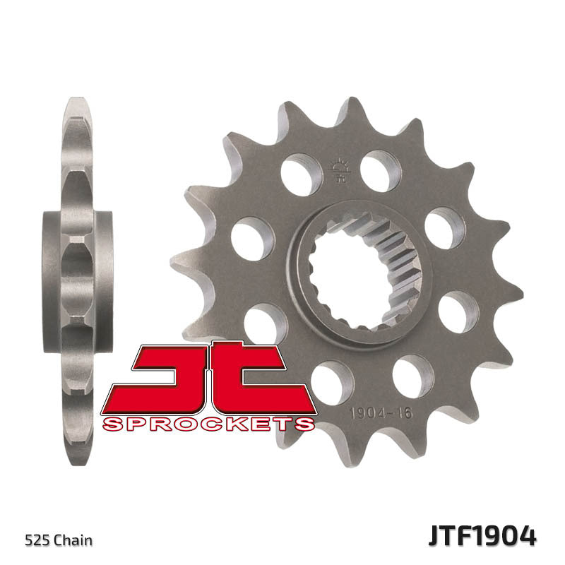 JT SPROCKETS Steel Standard Front Sprocket 1904 - 525 - 1077300002