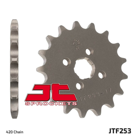 JT SPROCKETS Steel Standard Front Sprocket 253 - 428