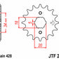 JT SPROCKETS Steel Standard Front Sprocket 264 - 428 - 1077311003