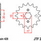 JT SPROCKETS Steel Standard Front Sprocket 274 - 428