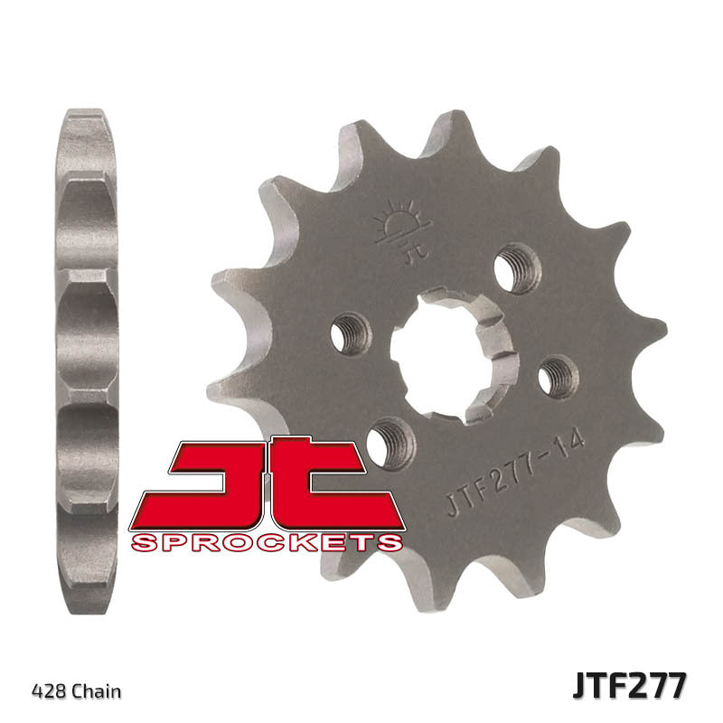 JT SPROCKETS Steel Standard Front Sprocket 277 - 428
