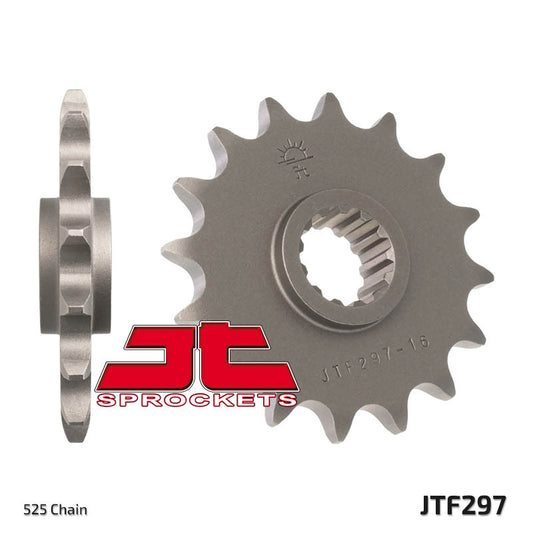 JT SPROCKETS Steel Standard Front Sprocket 297 - 525 - 1077338002