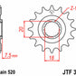 JT SPROCKETS Steel Standard Front Sprocket 326 - 520 - 1077347001
