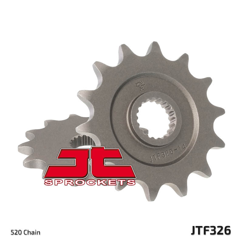 JT SPROCKETS Steel Standard Front Sprocket 326 - 520 - 1077347002