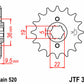 JT SPROCKETS Steel Standard Front Sprocket 337 - 520 - 1077357002