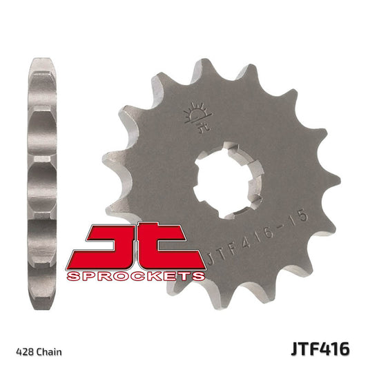 JT SPROCKETS Steel Standard Front Sprocket 416 - 428 - 1077372002