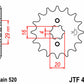JT SPROCKETS Steel Standard Front Sprocket 422 - 520