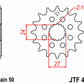 JT SPROCKETS Steel Standard Front Sprocket 423 - 530 - 1077380001