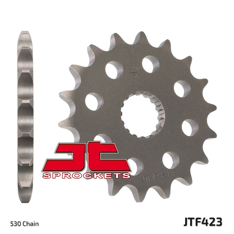 JT SPROCKETS Steel Standard Front Sprocket 423 - 530 - 1077380002