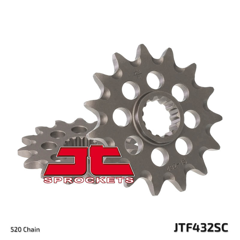 JT SPROCKETS Steel Self-Cleaning Front Sprocket 432 - 520 - 1077390002