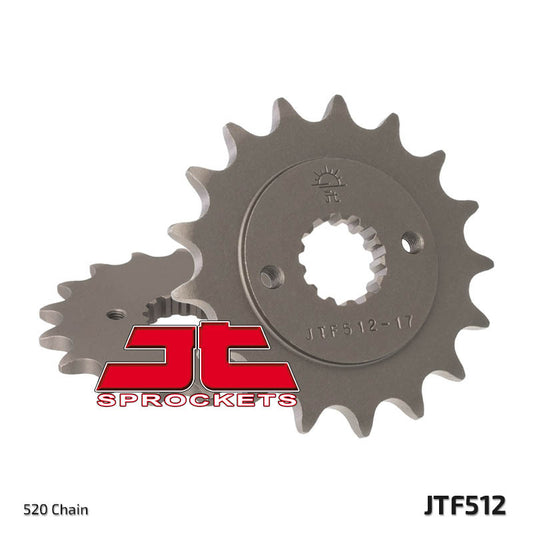 JT SPROCKETS Steel Standard Front Sprocket 512 - 520 - 1077408001