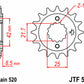 JT SPROCKETS Steel Standard Front Sprocket 512 - 520 - 1077408004
