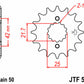 JT SPROCKETS Steel Standard Front Sprocket 513 - 530 - 1077409005
