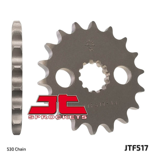 JT SPROCKETS Steel Standard Front Sprocket 517 - 530 - 1077412002