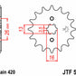 JT SPROCKETS Steel Standard Front Sprocket 563 - 420 - 1077435001