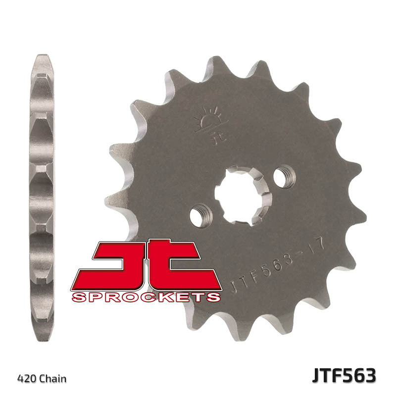 JT SPROCKETS Steel Standard Front Sprocket 563 - 420 - 1077435002