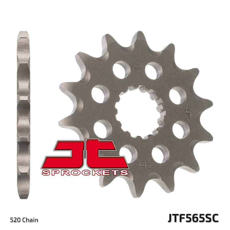 JT SPROCKETS Steel Self-Cleaning Front Sprocket 565 - 520 - 1077437001