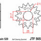JT SPROCKETS Steel Self-Cleaning Front Sprocket 565 - 520 - 1077437002